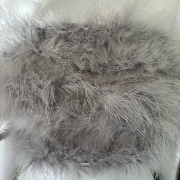 Gray Feather Tube Top - Picture 3 of 9